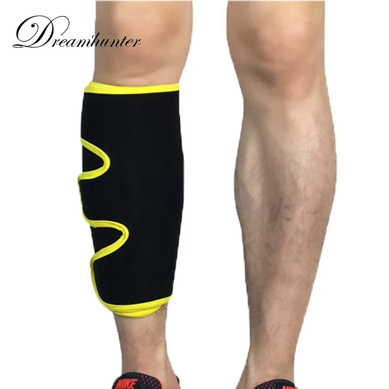 Adjustable Bandage Football Shin Guard Protectors Compression Soccer Basketball Cycling Leg Sleeves Calf Protector