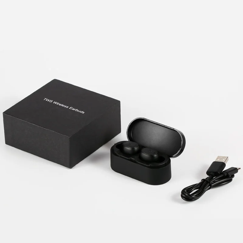 V 1 Bluetooth 5 0 Waterproof MINI TWS Earphones Wireless Stereo Earbuds with Charger Long Playing Time For iPhone Samsung HUAWEI