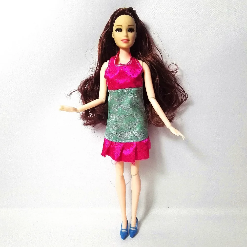 2017 Newest Dolloutift Beautiful Handmade Party Clothes Top Fashion Dress For Barbie Noble Doll Best Child Girls'Gift m118 | Игрушки и