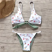 Бикини,, с вырезами, стринги, купальник, женский, цветочный принт, бикини, набор, для плавания, два предмета, купальники, купальник, пляжный костюм, бикини