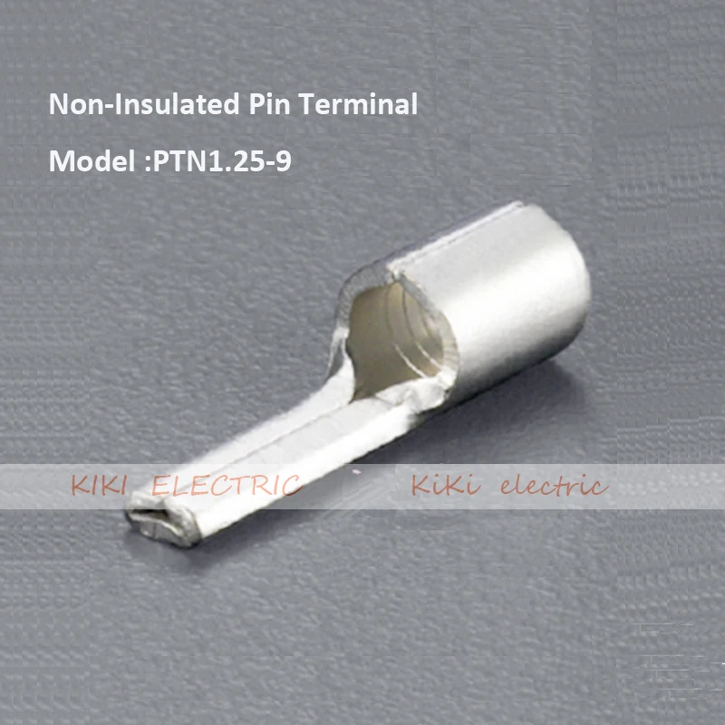 

PTN1.25-9 Non-Insulated Pin Terminal needle naked terminal / cold terminal 1000pcs/bag