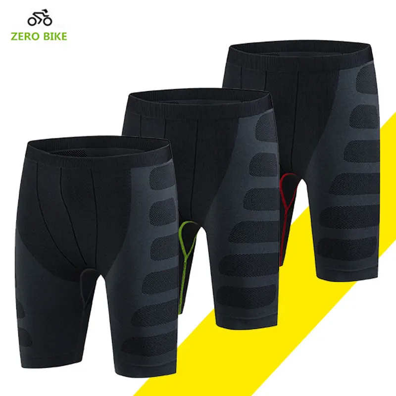 

ZEROBIKE High elasticity Men's Cycling Tight Shorts Fitness Running Comfortable Quick Dry Sports Shorts bermuda ciclismo