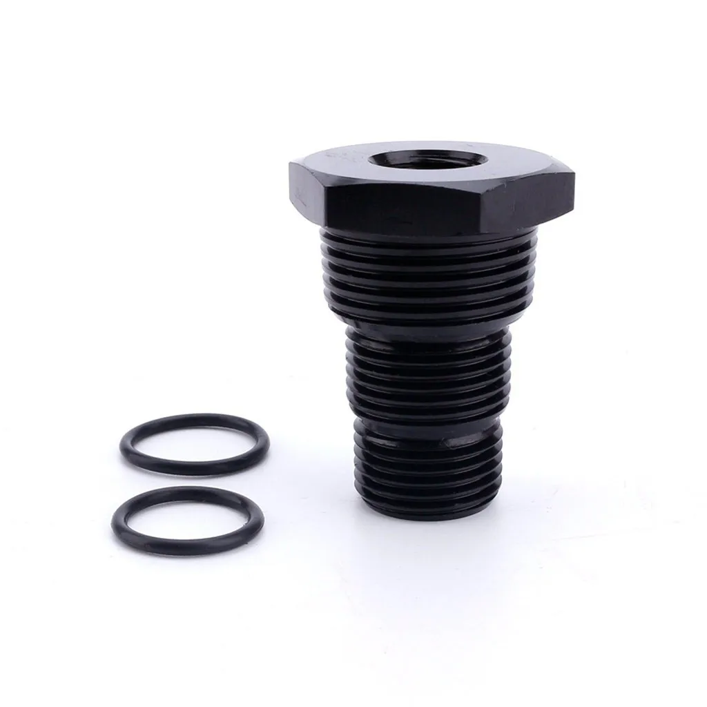 

Threaded Adapter Anodized Aluminum Oil Filter 1/2-28 to 3/4-16 13/16-16 3/4-NPT STP S3600 PH33600 PSL30001 Steel structure 8Z
