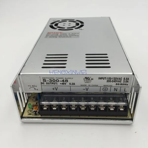 input Single Output Switching power supply unit 300w 48v 6.25a ac to dc