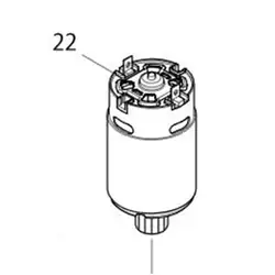 Двигатель 629258-8 для Makita UM600D UH201D