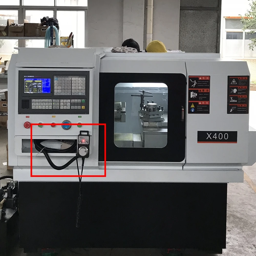 4 6 Axis MPG Universal Pendant Handwheel manual pulse generator 5V 12V 24V with Emergency Stop For cnc router machine cnc handwheel