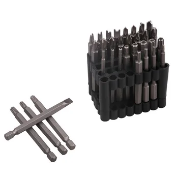 

32pcs Durable 45# Steel Super hardness Hollow Screwdriver Bits Set Y-shaped Star Hexagonal Tool