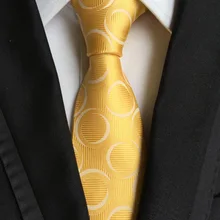 Мужские деловые повседневные Галстуки, деловые галстуки из полиэстера и шелка, жаккардовые галстуки в полоску для мужчин, Vestidos corbata B071