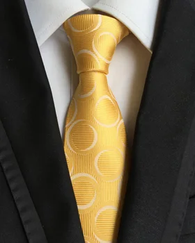 

mens business casual necktie career polyester silk Gravata tie jacquard stripes ties for men Vestidos corbata B071
