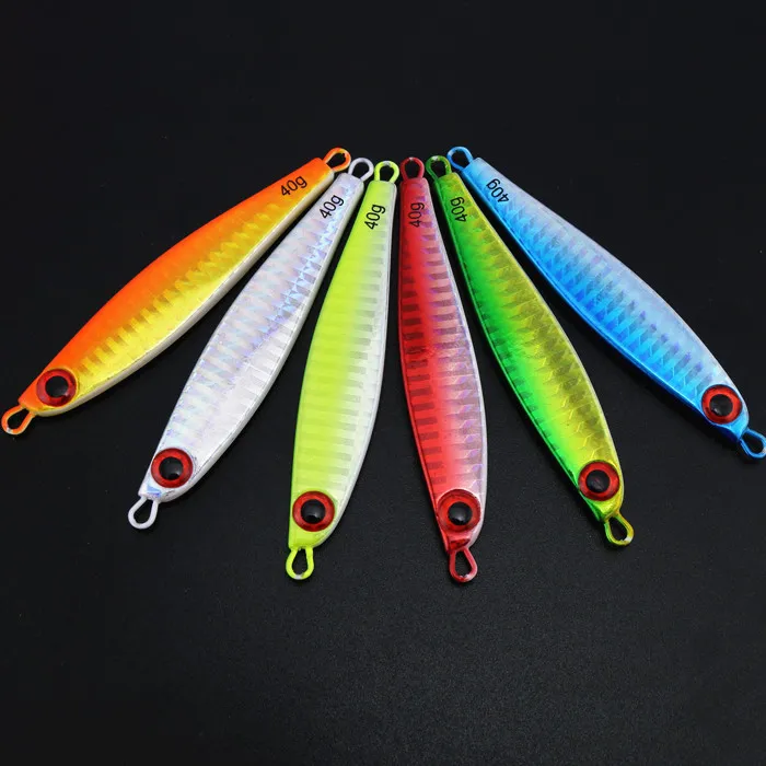 

40g60g80g deep sea lead fish jig lure hard bait sink fishing lure 1 piece