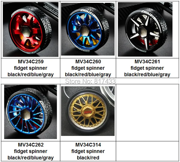 wheel fidget spinner