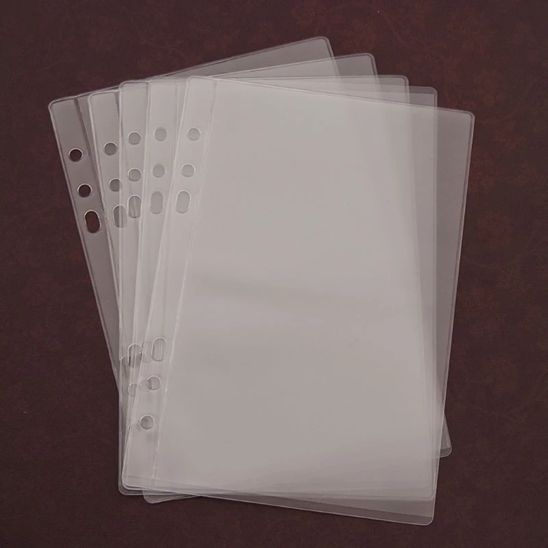 Clear Sheet Protectors 11 Holes A4 Clear Binder Sleeves 11.89*9.17in Office  Binder Supplies For 100 Pages Top Loading Protector - AliExpress