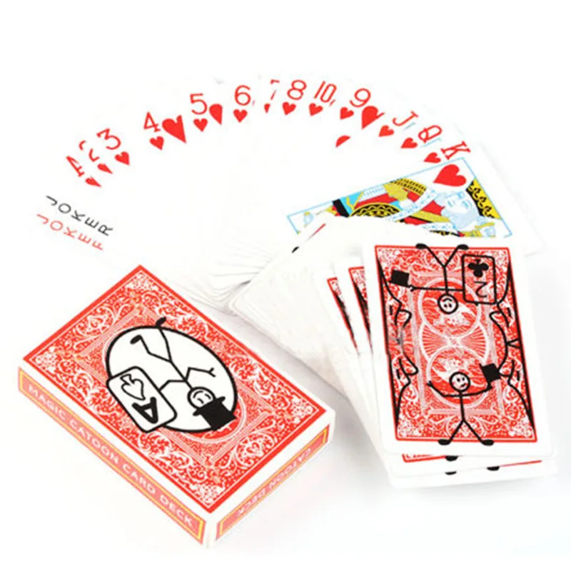 

Maytir Magic Prop Playing Card Toon Cartoon Cardtoon Deck Pack Poker Animation Prediction Tool Funny Magic Tricks Gimmick