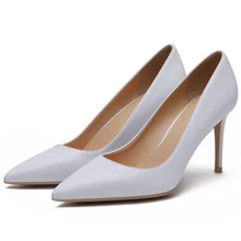 2019 New Spring Woman Pumps Handmade Genuine Leather Shoes Sexy Pointed Toe Mature Office Lady Elegant Shoes Pumps F0051 цена 2019 New Spring Woman Pumps Handmade Genuine Leather Shoes Sexy Pointed Toe Mature Office Lady Elegant Shoes Pumps F0051 цены онлайн