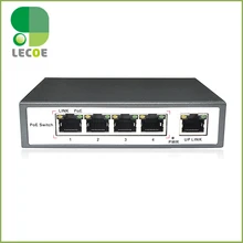 5 port MINI  IEEE802.3af PoE Switch/Adapter for CCTV Network POE IP Cameras System 10/100Mbps fast Ethernet