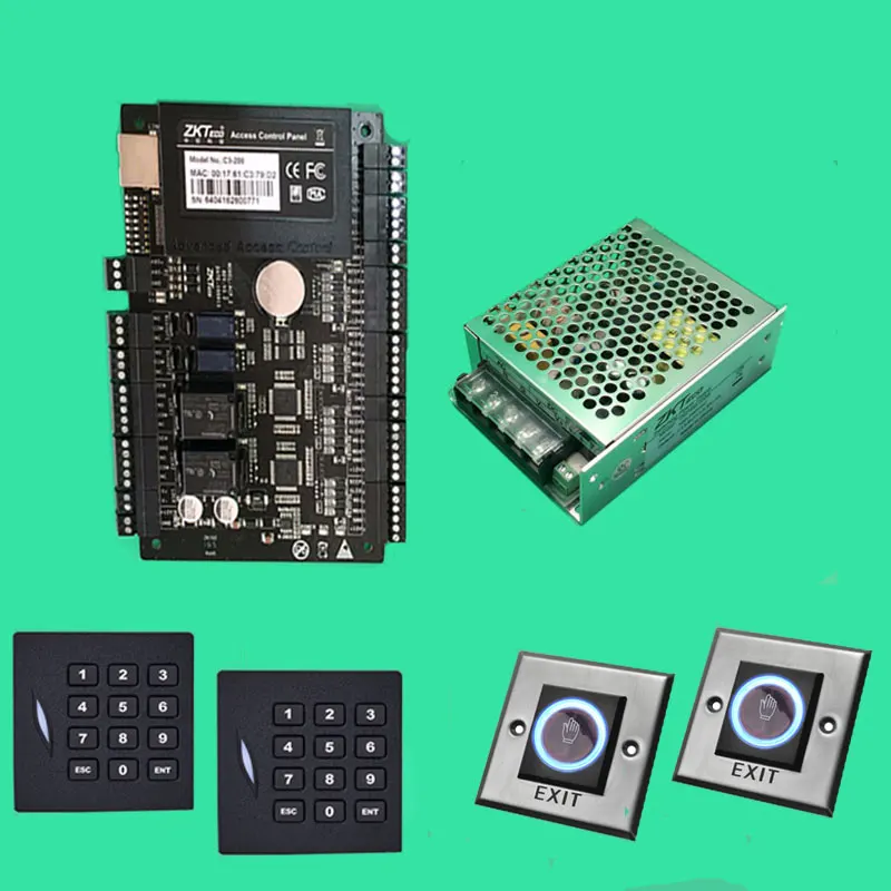 C3 200 Access Control System 2 Door Access Control Panel+12V5A Rriginal
