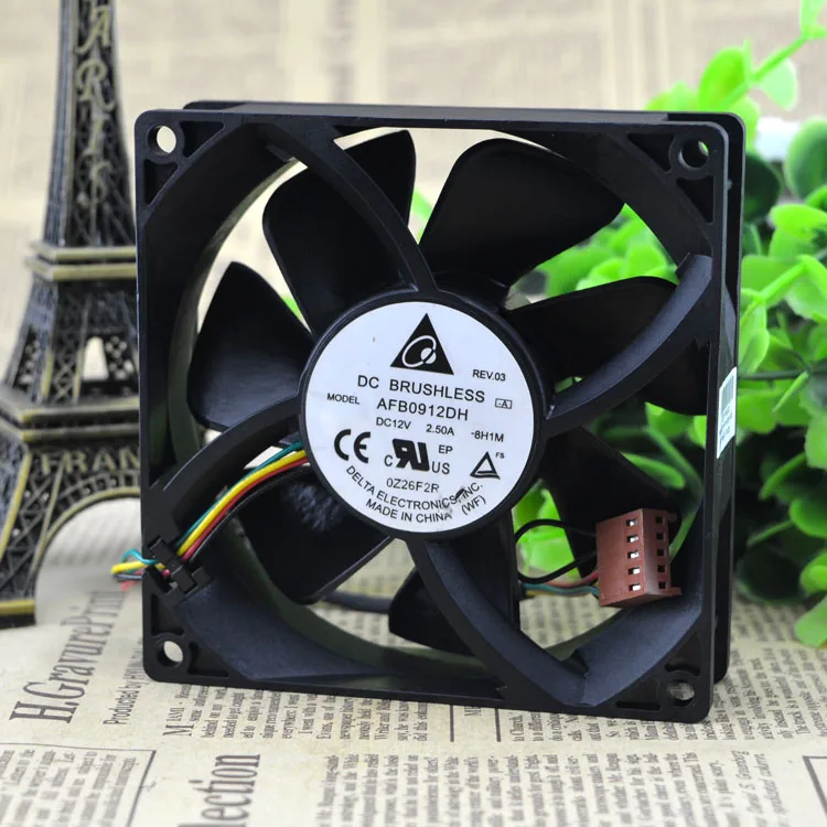 

12V 2.5A AFB0912DH 90259 cm four line PWM violent fan