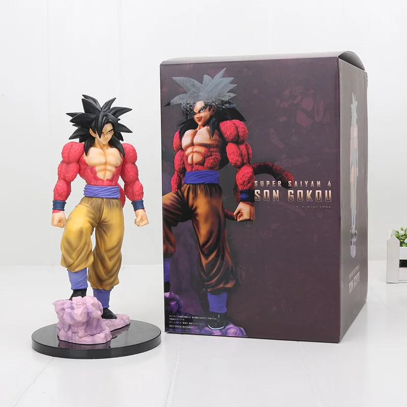 25 см Dragon Ball Z Супер Saiyan 4 Сон Гоку SS4 ПВХ фигурка игрушка