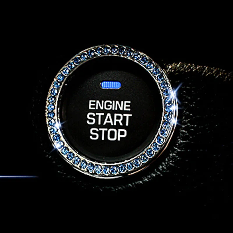 

Car Accessories,Crystal Car Engine Start Stop Ignition Key Ring For Chevrolet Cruze TRAX Aveo Lova Sail EPICA Captiva Malibu