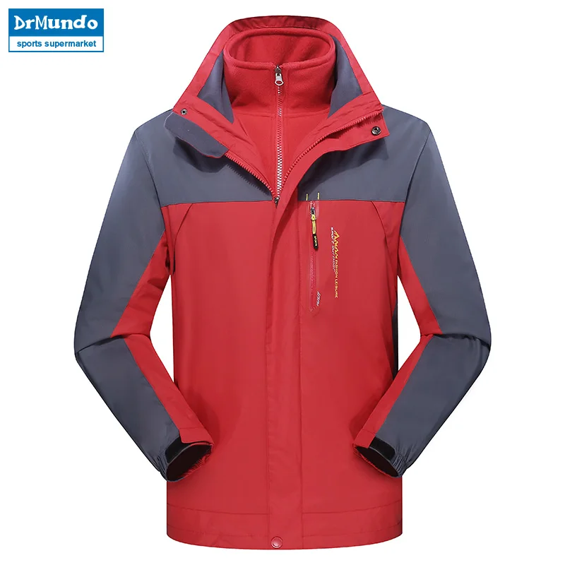 

Men Ski jacket Mountain Thicken Plus Size Fleece Ski-wear Waterproof Hiking Outdoor Snowboard Jacket Windproof Snow Coat Clothes