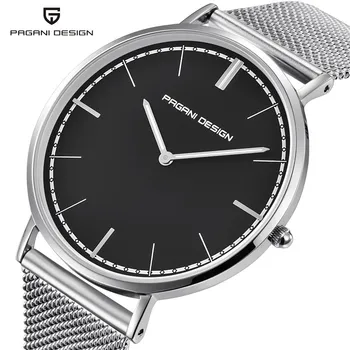 

PAGANI DESIGN Luxury Brand Men Quartz watch Fashion watch casual stainless steel ultra-thin dial waterproof watch clock Relogios