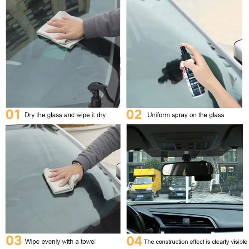 Автомобильное нано-покрытие стекло лобовое стекло жидкое зеркало заднего вида водонепроницаемое покрытие
