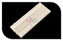 DFRobot Medium Bread Board/Loaf Plate, 600 tie points can be spliced self – stick Adhsive compatible with Arduino Proto Shield