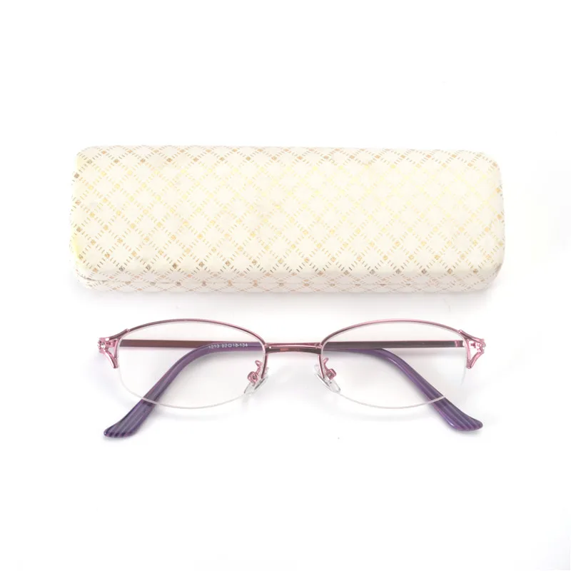 MINCL/брендовые ретро овальные очки для чтения, высокое качество, половинная оправа, металлический модный дизайн, мужские и женские очки для чтения с коробкой FML