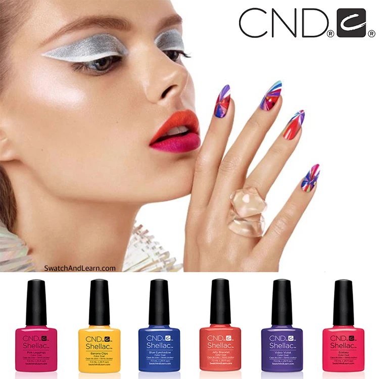 

cnd shellac 1pc Soak Off Nail Gel Polish Total 110 Colors the Best Gel Polish For Salon Nail Gel