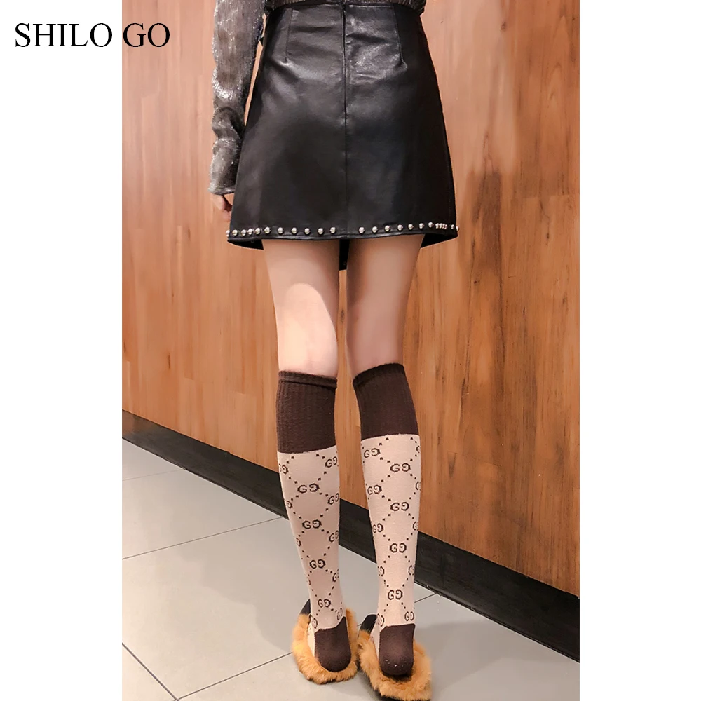 Женские кожаные юбки SHILO GO летние из натуральной овечьей кожи трапециевидные с