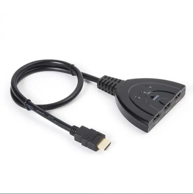 HDMI сплиттер 4K* 2K 3 порта мини-коммутатор кабель 1.4b 1080P для DVD HDTV Xbox PS3 PS4 3 в 1 выход порт концентратор HDMI переключатель