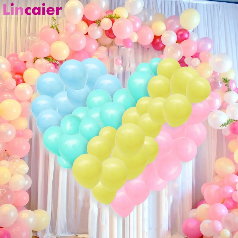 Lincaier 10 шт дюймов Macaron латексные шары украшения для дня рождения дети мальчик