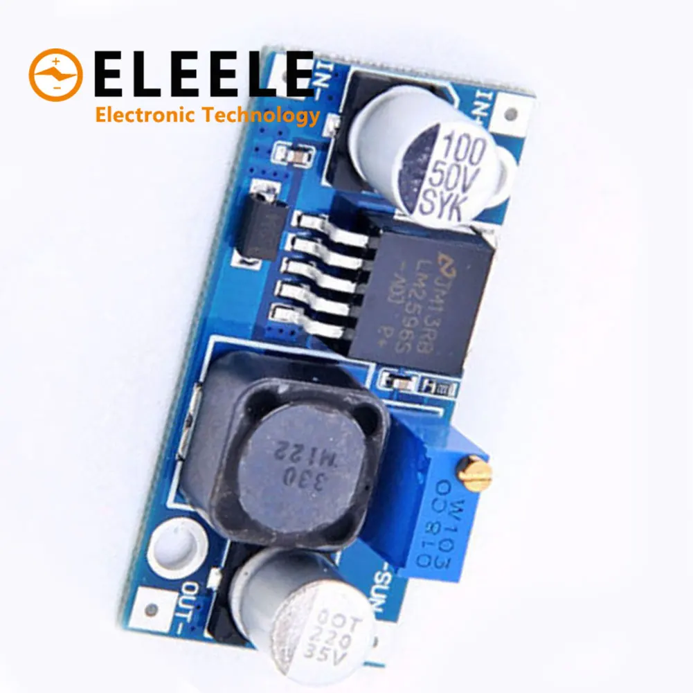 LM2596 Шаг вниз Питание модуль DC 7 V 35 до 1 25 30 3A Регулируемый Напряжение регулятор