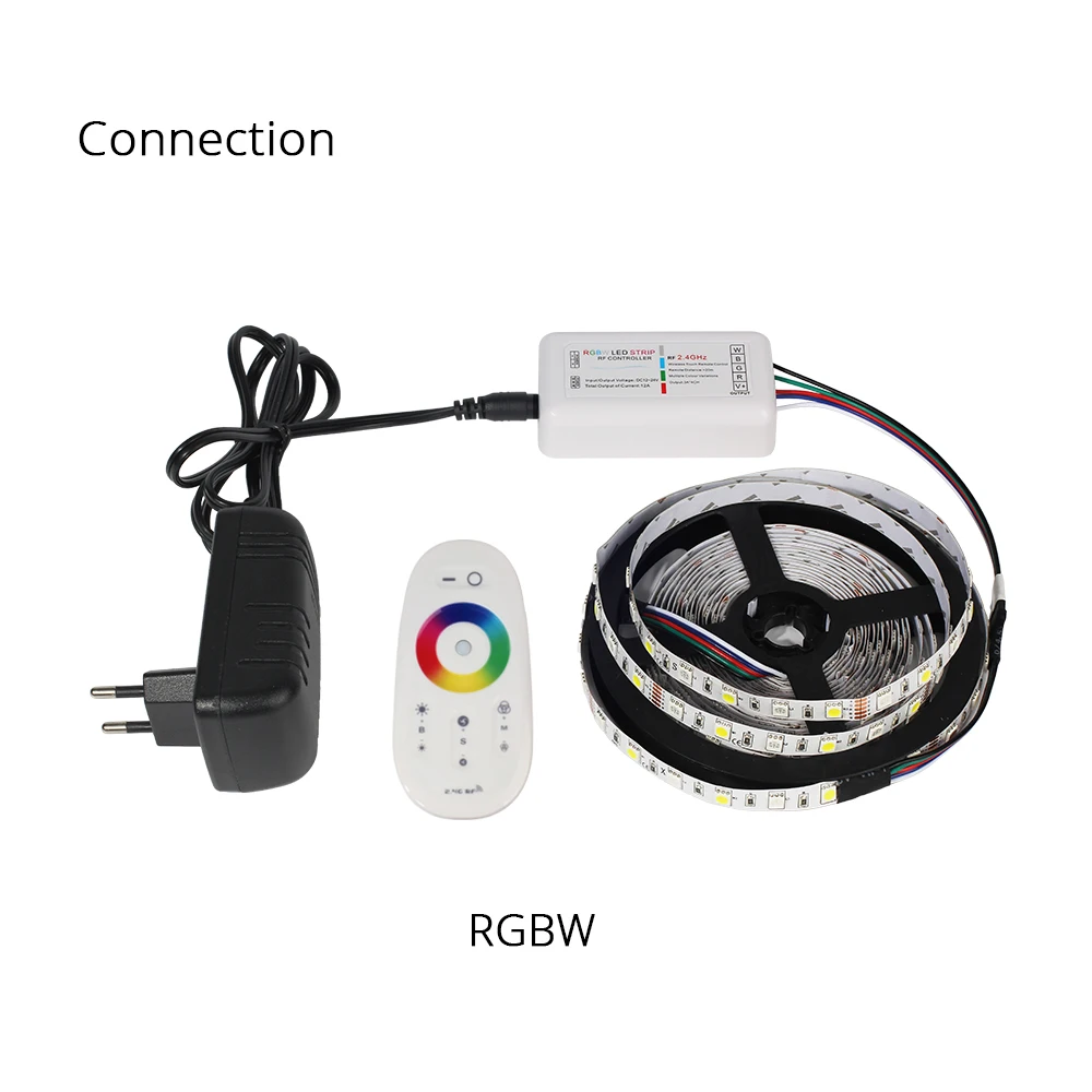 DC 12V 24V светодиодный RGBW/RGB пульт управления 2,4G беспроводной RF сенсорный экран пульт дистанционного управления 6A на канал для SMD 5050 3528 светодиодный полосы света