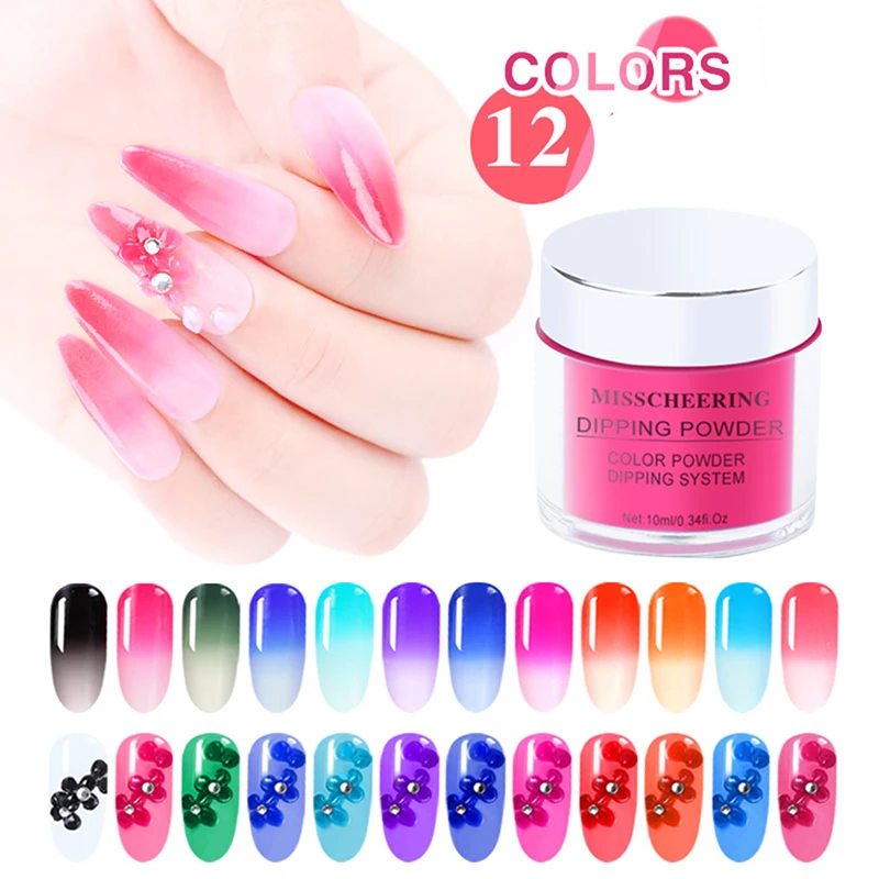 Beautiful Dipping Nail Powders Base Coat Gradient Nail Natural Color Nail Art Decorations