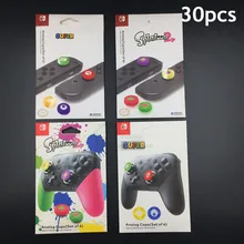 ДЛЯ NS Joy-con Joy con Splatoon 2 Силиконовый колпачок джойстик для большого пальца крышка джойстика Крышка для kingd переключатель Pro контроллер для Mario дизайн