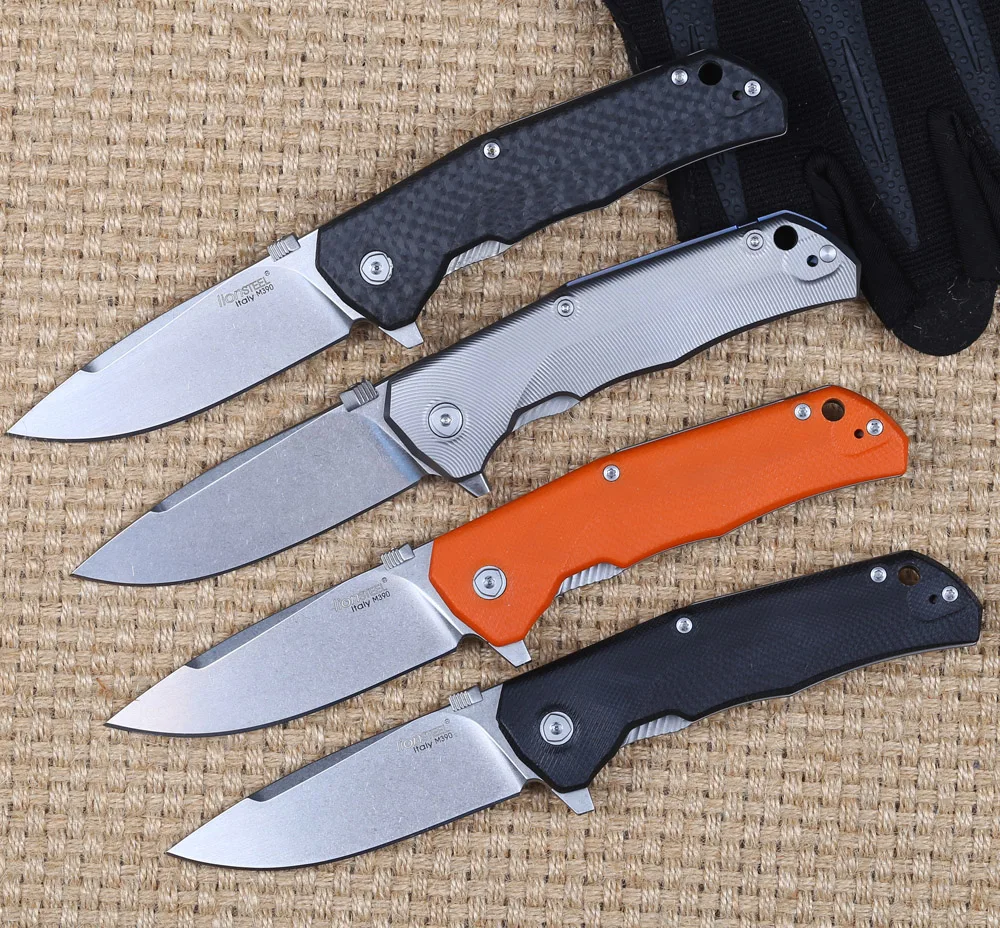 IKIV Hunting Folding Knife Tactical Combat Survival Knives M390 Blade