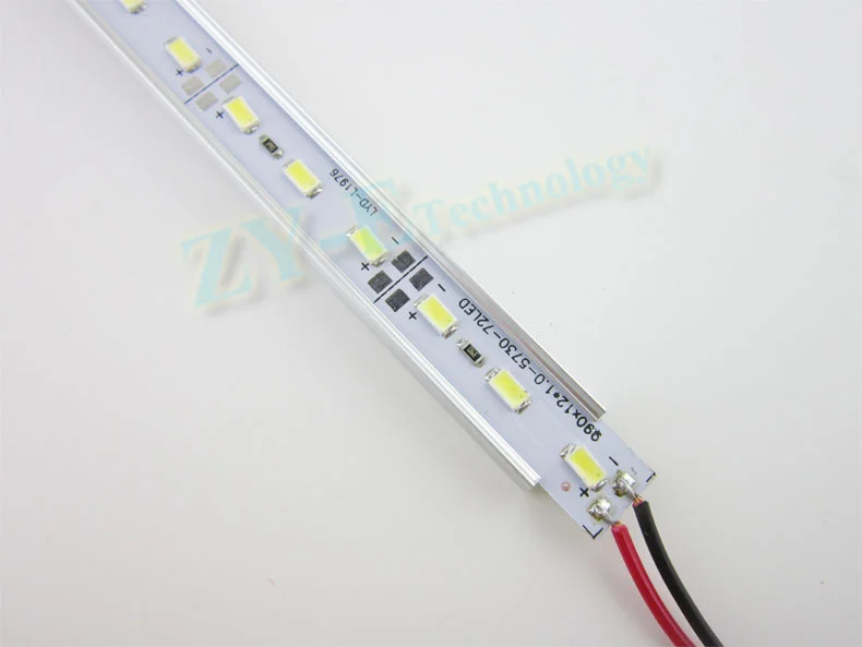 10 шт. * 50 см Светодиодная лента супер яркая 12 В постоянного тока 36 SMD 5630