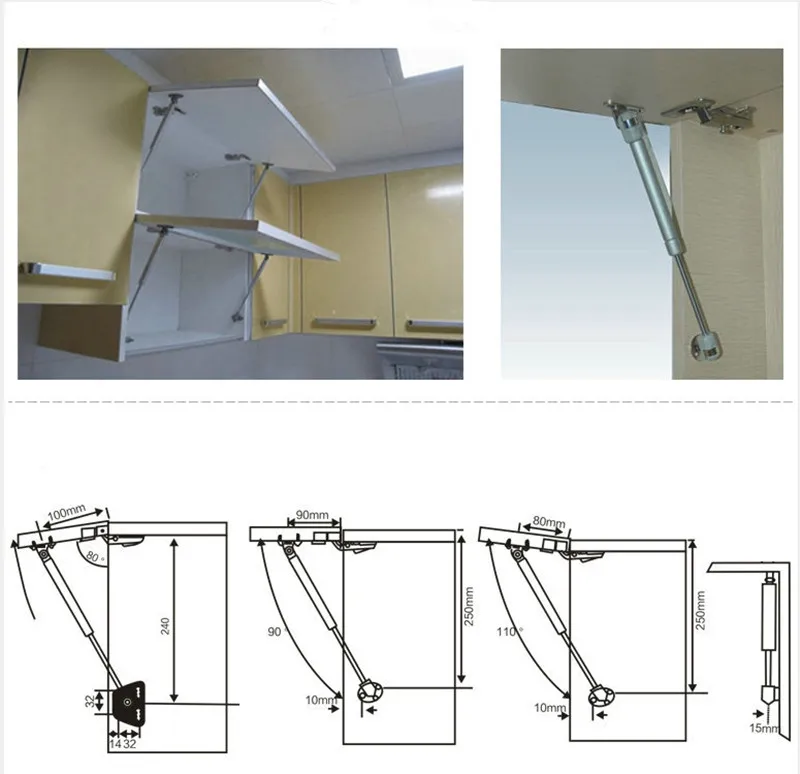 KK& FING поддержка подъема двери шкафа газовая стойка гидравлическая пружинная петля практичная мебельная петля оборудование