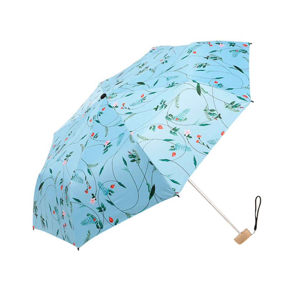 Мини ультралегкий Ультрафиолетовый складной зонтик двойного назначения солнцезащитный Карманный Зонт ручной Зонт женский с длинной ручкой