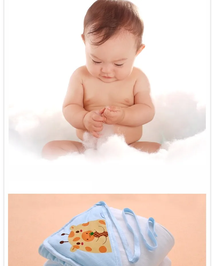 Хлопчатобумажное одеяльце для новорожденных милые спальные мешки для новорожденных унисекс от 0 до 6 месяцев детское одеяло хлопок Cobertor мультфильм стиль