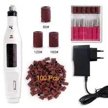 Электрическая фреза для ногтей с вилкой европейского стандарта, фреза для Типсы для маникюра, электрическая машинка для маникюра, педикюр для ногтей, пилочка для ногтей