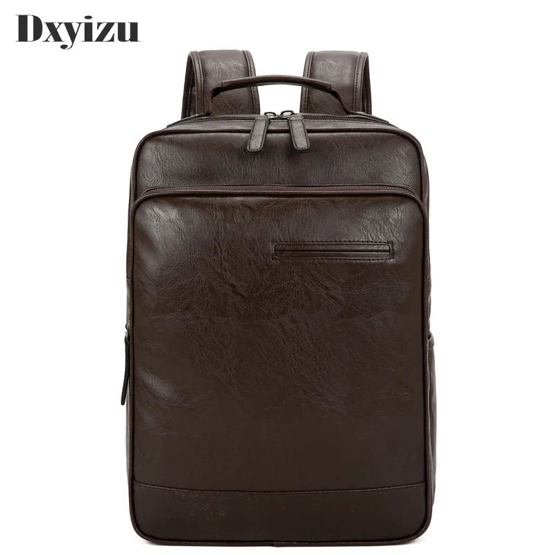 

2019 Casual Men's Business Genuine Leather Backpack Youth Travel Sheepskin Leisure Simple Men Shoulder Bags High Quality Bag