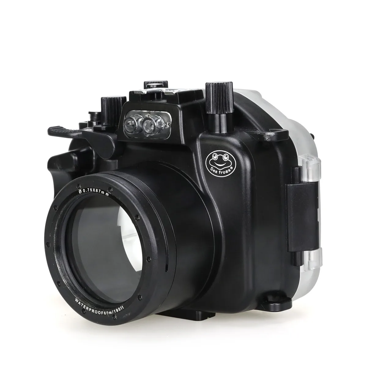 Meikon 40 m/130ft подводный Камера Корпус для Canon EOS M5(18-55 мм) Водонепроницаемый Камера Дайвинг чехол для Canon EOS M5(18-55 мм