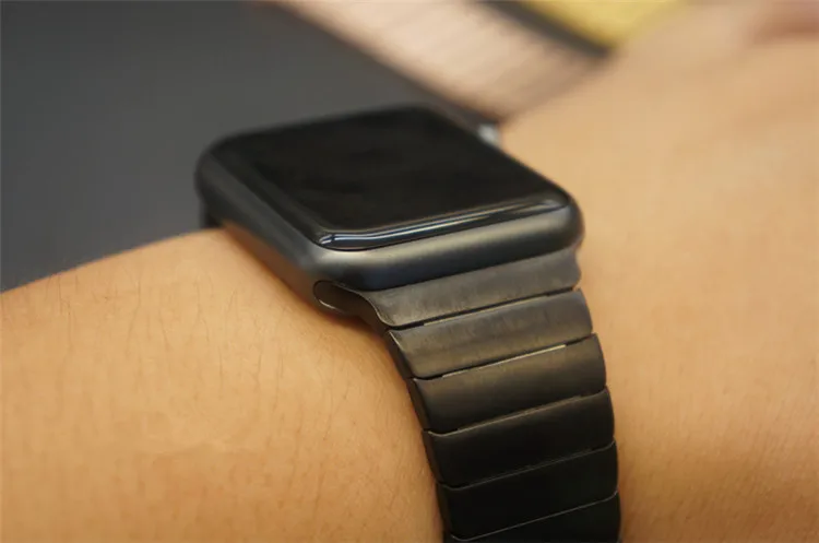 space black link bracelet 42mm