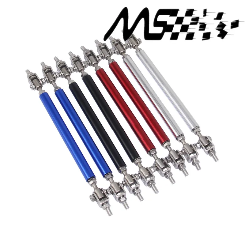 

Universal Adjustable 150MM Racing Front Bumper Lip Splitter Rod Strut Tie Bar Support Kit