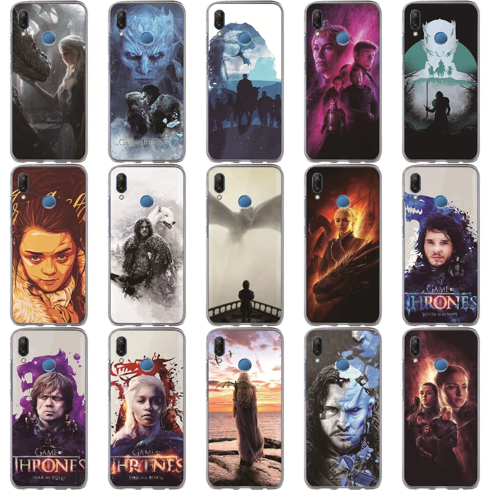 

Game Thrones Phone Case Etui For Huawei Honor 10 Lite 9 8 7A 7C 7X 7 6A Jon Snow Tyrion Night King Lannister Soft Silicone Cover