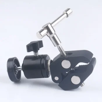 

DSLR Camera Articulating Magic Arm Super Clamp Q29 Mini Tripod Ball Head Ballhead 1/4-3/8 screw For Canon 5DII Monitor LED Light