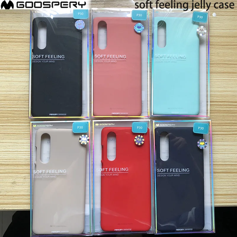 

Original MERCURY Goospery Cover Soft Feeling Jelly Slim TPU Bumper Case for Huawei P30 P30 Pro