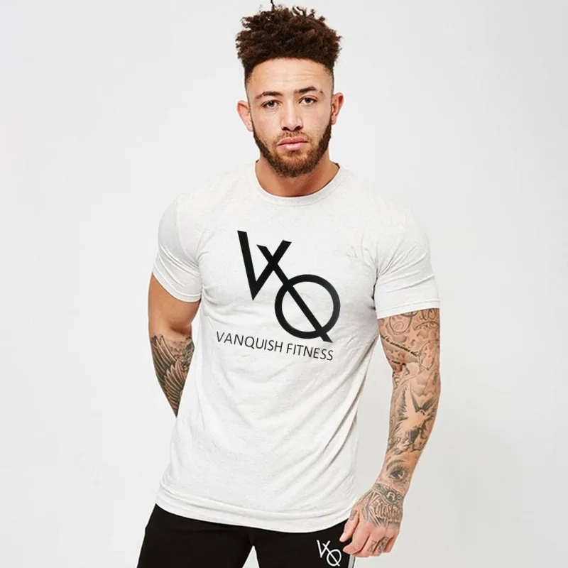 

Sumer Rashgard Male Cotton Sport T-shirt Running Shirt Men Fitness Bodybuilding Short Sleeve T Shirt Gym Shirt Training Tee Tops